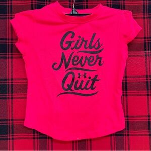 Under Armour Kids' Bright Pink Motivational Tee